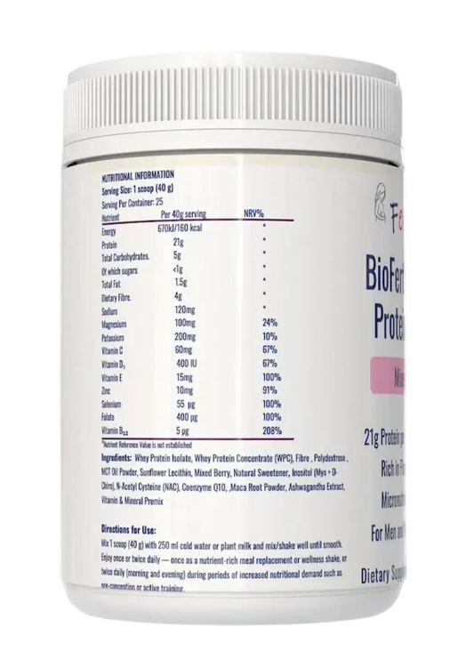 Fertimax™ BioFertility Whey Protein Shake (Mixed Berry)