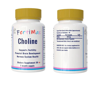 Fertimax™ Choline Bitartrate - 30 Capsules