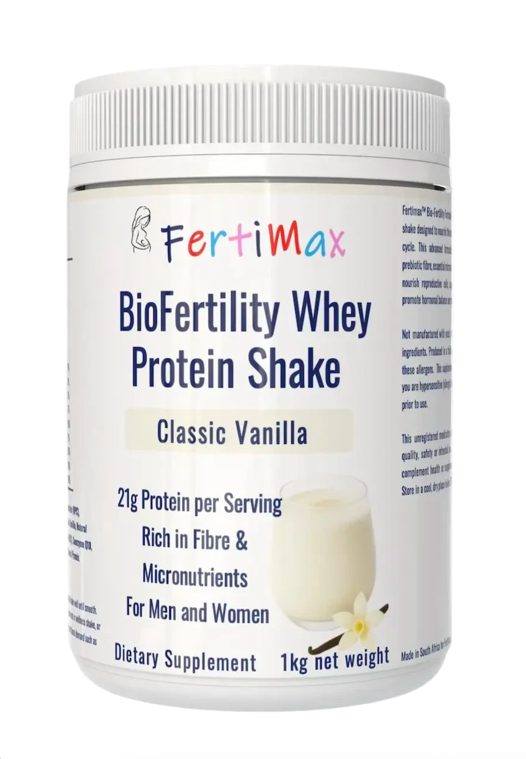 Fertimax™ BioFertility Whey Protein Shake (Classic Vanilla)