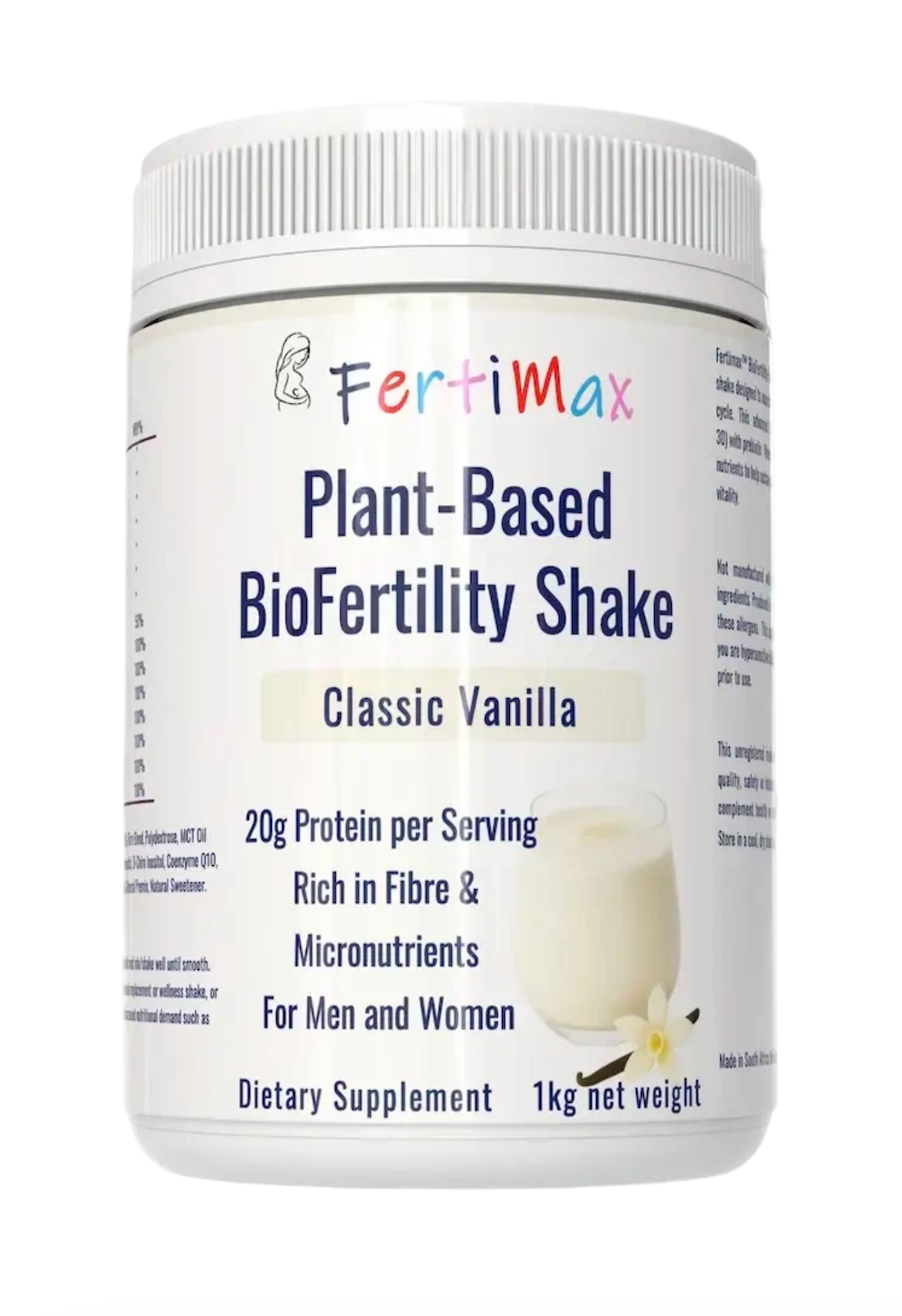 Fertimax™ Plant-Based Bio-Fertility Shake (Classic Vanilla)