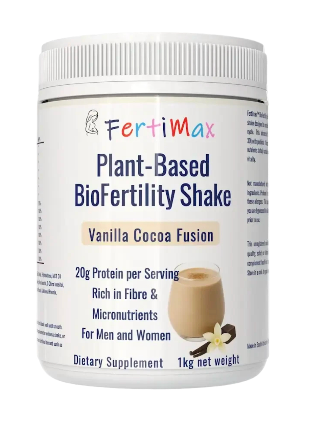 Fertimax™ Plant-Based Bio-Fertility Shake (Vanilla Cocoa Fusion)